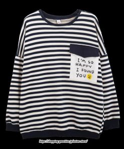 パーカー | トレーナー レディース スウェット 大きいサイズ 韓国 トップス 長袖 おしゃれ ボーダー柄 Tシャツ 大きいサイズ 体型カバー 送料無料 大きいポケット
