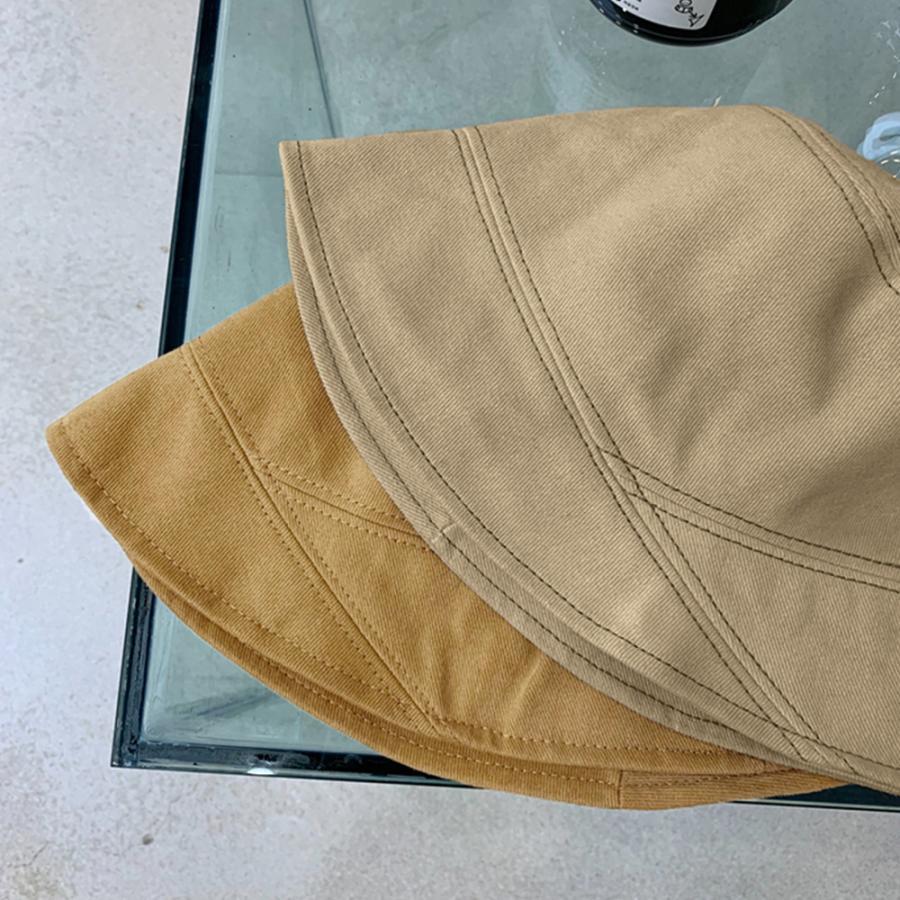 帽子 | ステッチバケットハット レディース韓国風