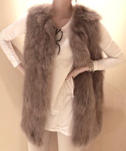 ベスト | チョッキ ジレ 毛皮 アウター レディース 秋冬 ファ レディース ファー 前開き