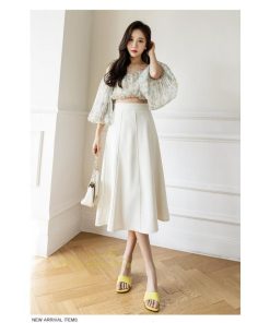 スカート | フレア無地 きれいめ 30代 40代 50代 着やせ 上品 ボトムス 春秋 夏 お洒落 通勤 エレガント 着痩せ 着回し ハイウエスト カジュアル 通学 お出かけ