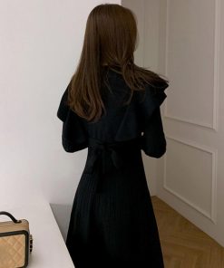 ワンピース | ショルダーフリルニットワンピース新作