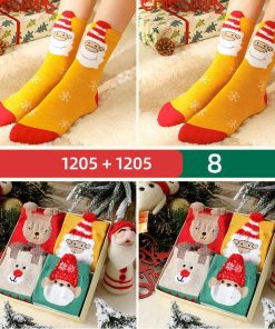日用雑貨 | 靴下 ソックス 8足セット あったかソックス 冬用ソックス クリスマス ルームソックス プレゼント ギフト ボックス 防寒 レディース 冷え取り 保温 冷え症