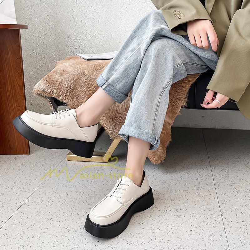 ローファー | レディース 痛くない ローヒール 楽 大人 黒 ブラック 柔らかい 歩きやすい レースアップ カジュアル 通勤通学 20代30代40代 レザー調 履きやすい