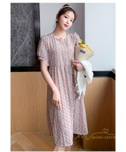 ワンピース | マタニティ 2点セット シフォン レディース マタニティウェア ママ服 妊婦服 産前 薄手 カジュアル 膝丈 産後 かわいい