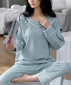 インナー・ルームウェア | 長袖 ルームウェア 上下セット 韓国風