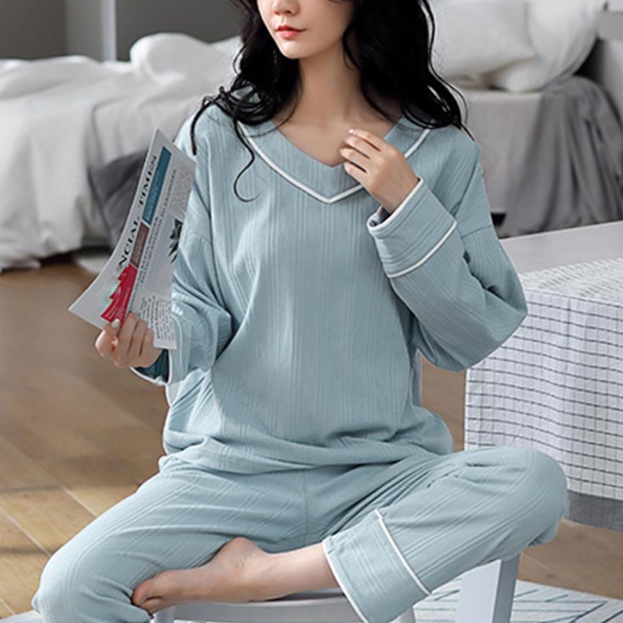インナー・ルームウェア | 長袖 ルームウェア 上下セット 韓国風
