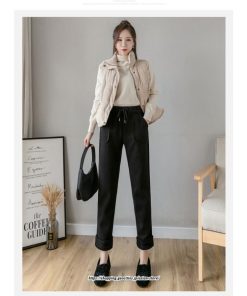 チノ・テーパード・ジョガー・スキニーパン | パンツ レディースパンツ レディース 9分丈 カジュアル 裏起毛 シンプル ゆったり リラックス トレンド かわいい おしゃれ お出かけ デイリー  楽ちん デート