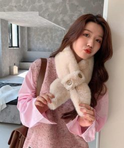 マフラー | フェイクファー ティペット レディース