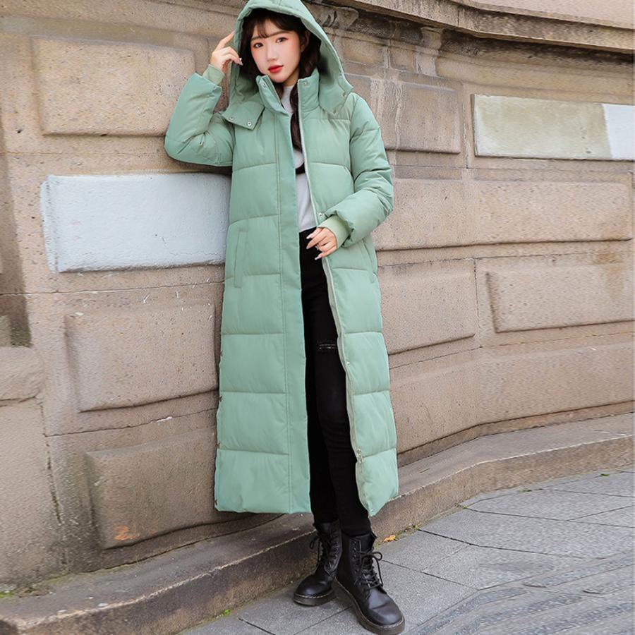 トレンチコート | フード付きキルティングコート レディース