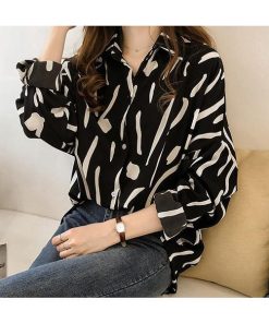 在庫ある | 短納期シャツレディースブラウス ビジネスカジュアルゆったりシャツトップス フォーマルシャツ オフィスブラウス プリント 薄手 ゆったり 春夏衣装 通学通勤