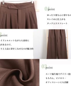 サルエルパンツ | セミワイドパンツ レディース オフィス