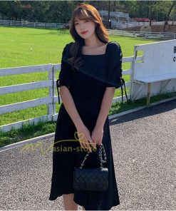 マキシ | ワンピース レディース 春夏 半袖ワンピース 40代 キレイめ ロングワンピース 無地 Aラインワンピース ゆったり 韓国風 着痩せ シンプル カジュアル オシャレ