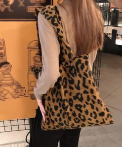 トートバッグ | ヒョウ柄 大容量レディース