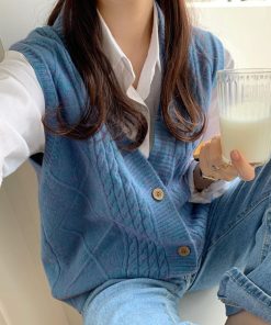 ニット・セーター | Vネック ニットベスト レディース春秋冬