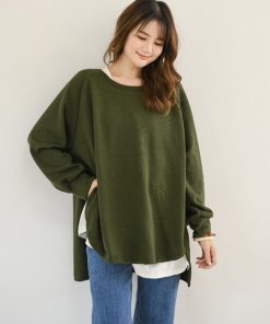 Tシャツ・カットソー | カットソーチュニック 春 ロンT 前後差