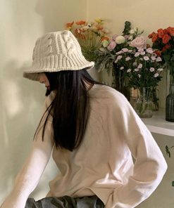 帽子 | ニット バケットハット レディース帽子