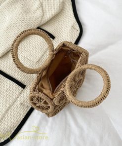 さいふ　バッグ | カゴバッグ バック 籠 夏 手編み レディース ハンドメイド トートバッグ ナチュラル かごバッグ 夏 サマーバッグ 2022新作 軽い オシャレ 可愛い 女の子