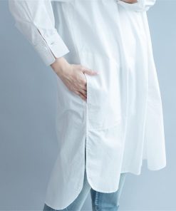 シャツ・ブラウス | ブラウス ロングシャツ レディース シャツワンピース ブラウス トレンド 春夏 大きいサイズ 韓国風 カジュアル 長袖シャツ ロングワンピース ゆったり