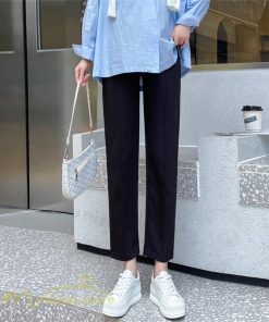 パンツ レギンス | マタニティパンツ レディース 着痩せ マタニティウェア ウエスト調整 上品 無地 カジュアル 大きいサイズ 妊婦服 ボトムス お出かけ マタニティ 日常感 産前着
