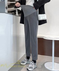 パンツ レギンス | マタニティパンツ レディース 着痩せ マタニティウェア ウエスト調整 上品 無地 カジュアル 大きいサイズ 妊婦服 ボトムス お出かけ マタニティ 日常感 産前着