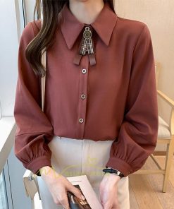 シャツ・ブラウス | スカーフタイシャツ トップス シャツ シャツ ブラウス レディース カジュアル フェミニン 春 秋 冬 きれいめ カジュアル 着痩せ 上品 エレガント 夏物 通勤通学