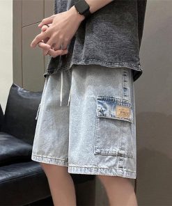 ハーフパンツ ショート | 夏パンツ デニム メンズ サマーパンツ パンツ ワイドパンツ シンプル ウエストゴム 20代 30代 お出かけ ハーフパンツ ジーパン 夏新作 ショートパンツ ジーンズ