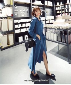 マキシ | 冬新作 ワンピース レディース ロング シャツワンピース 膝丈 婦人服 無地 大きいサイズ 長 可愛い ロングワンピース おしゃれ