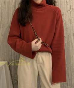 パーカー | トレーナー レディース 厚手 秋冬 コーデ 無地 ハイネック トルネック 長袖 着回し 裏起毛 暖かい 可愛い フリーサイズ ゆったり 7色 プルオーバー カジュアル