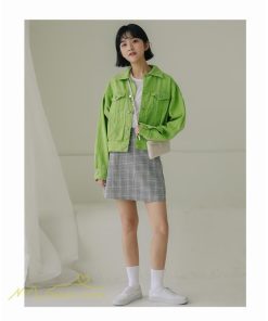 デニムコート | レディース デニムジャケット ジージャン カジュアル Gジャン ショート丈 ボタン ポケット アウター ラペル ゆったり ジャケット 無地 長袖 シンプル 学生風