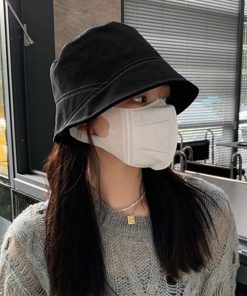 帽子 | ステッチバケットハット レディース韓国風