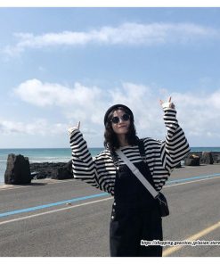 パーカー | トレーナー レディース プルオーバー クルーネック 長袖 トップス Tシャツ スウェット ゆったり ボーダー 秋冬 カジュアル ルームウェア 練習着 春 トップス