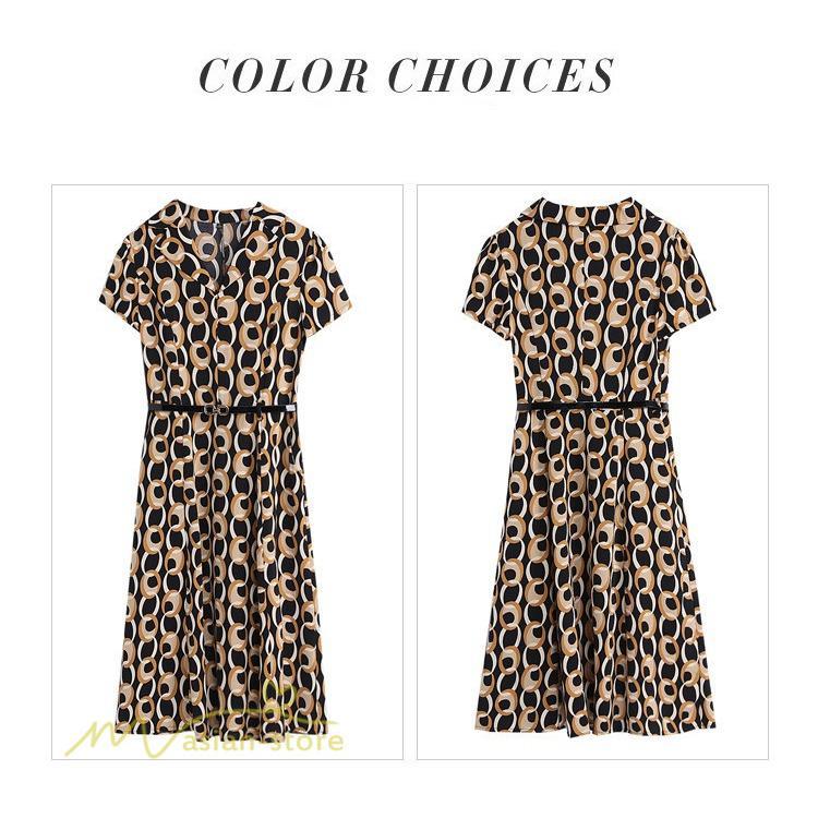 ミディアム | ワンピース レディース 着痩せ 半袖 膝丈 ミディアムワンピース ファッション ミディアムワンピース 夏 Vネック サマーワンピース 上品 日常感 大きいサイズ