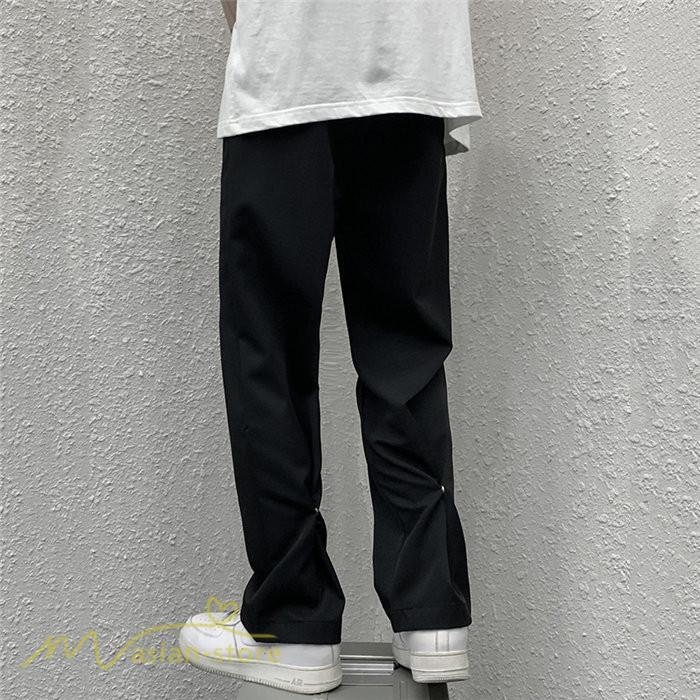 チノパン | ワイドパンツ メンズ カジュアルパンツ 夏新作 黒 アンクルパンツ ガウチョ パンツ 体型カバー 着痩せ 上品 3XL ビジネス 大きいサイズ サマーパンツ オフィス