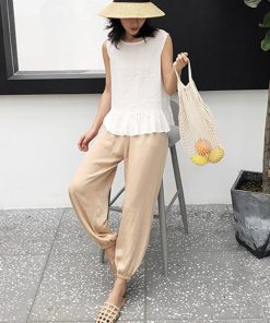 サルエルパンツ | パンツ ロング ハイウエスト ボトムズ