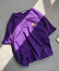 Tシャツ | Tシャツ メンズ 半袖 無地 レディース 天気 刺繍 カジュアル シンプル 夏新作 ゆったり 半袖カットソー 夏 大きいサイズ 2022 ゆったり ファッション