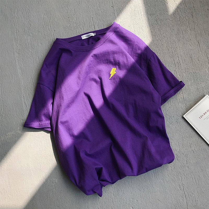 Tシャツ | Tシャツ メンズ 半袖 無地 レディース 天気 刺繍 カジュアル シンプル 夏新作 ゆったり 半袖カットソー 夏 大きいサイズ 2022 ゆったり ファッション