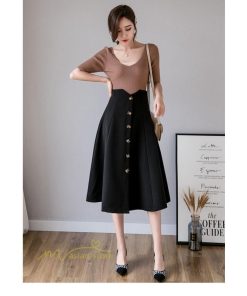 スカート | 事務服 制服 洗える 無地 きれいめ 30代 40代 50代 着やせ 上品 ひざ丈 ハイウェスト 2021春 OL 通勤 ペンシル大人 フォーマル Aライン