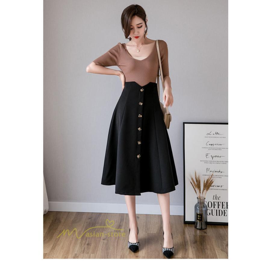 スカート | 事務服 制服 洗える 無地 きれいめ 30代 40代 50代 着やせ 上品 ひざ丈 ハイウェスト 2021春 OL 通勤 ペンシル大人 フォーマル Aライン