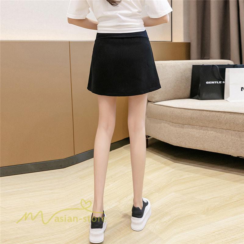 スカート | マタニティ ショート丈 レディース プリーツ 無地 マタニティ夏 サマーカジュアル 産前産後 着痩せ マタニティウェア 通気性 上品