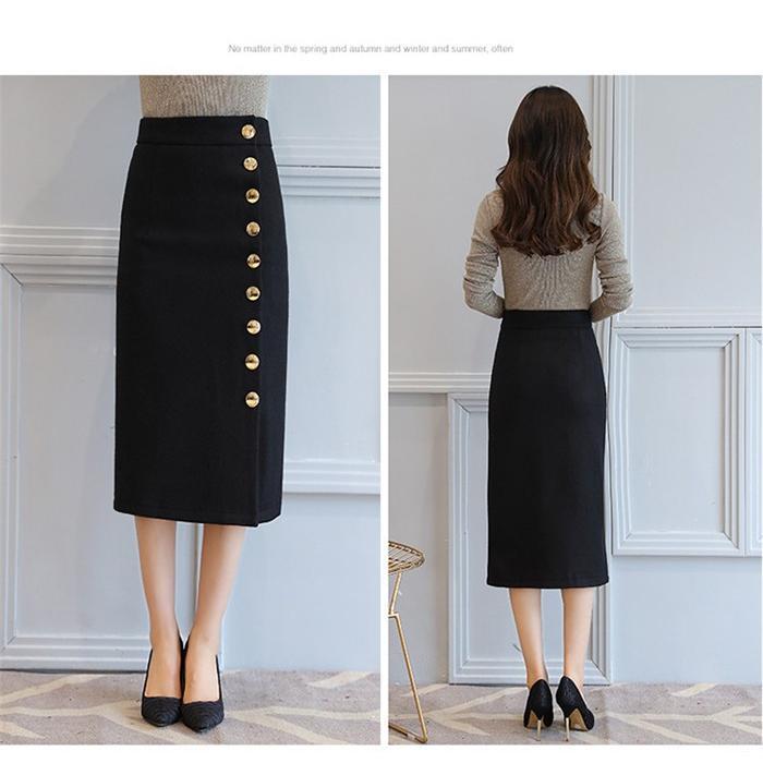 スカート | タイト秋冬 ツイード膝下丈秋冬春オフィス フォーマル エレガント 大人 タイト ヒップアップ 30代