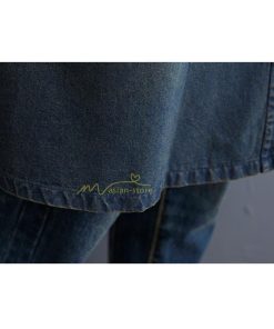 デニムコート | デニムジャケット デニムシャツ レディース ロング丈コート ゆったり ジージャン アウター カジュアル お出かけ 春秋物 ワンピース 着痩せ 20代30代40代50代