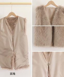 前開き | エコファーベスト レディース韓国風ベスト