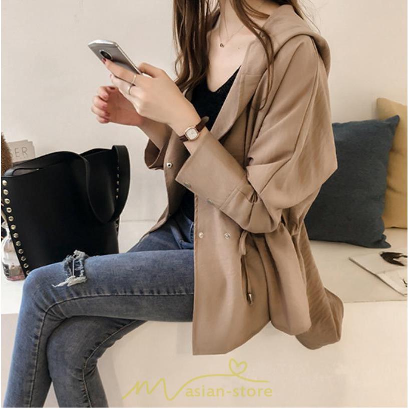 コート・ジャケット | ジャケット レディース 春 50代 40代 30代 20代 秋 カジュアル フード付き 春秋コート ロングコート 無地 コート コーデ 長袖 秋服 お洒落 秋 ロング丈