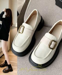 ローファー | レディース 靴 シューズ レザー調 合皮 厚底 履きやすい 韓国風 人気 クラシック 可愛い パンプス 通勤 春 夏 通学 冬 学生靴 秋