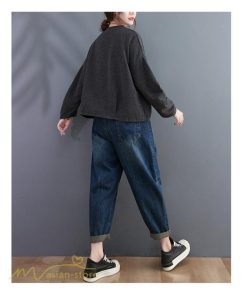 ｔシャツ・カットソー | 長袖Tシャツ レディース 無地 丸首 かじゅある 無地 カットソー ショート 長袖 秋コーデ ゆったり 着痩せ 体型カバー 春 フリーサイズ 新作 秋 シンプル 可愛い