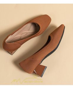 パンプス | ニット26.5cm 大きいサイズレディース 靴 9カラー リブニット 無地 柔らか 歩きやすい 履きやすい 走れる 痛くない スリッポン