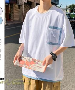 Tシャツ | Tシャツ メンズ 半袖 カットソー 切り替え 重ね着風 夏新作 サマー ファッション メンズスタイル カジュアル 大きいサイズ 夏 格好いい クルーネック