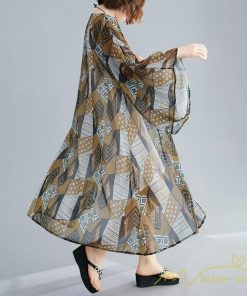 カーディガン | レディース 夏 ロングロングアウター UVカット 紫外線 冷房対策 夏ロング 羽織 前開き 大きいサイズ 体型カバー