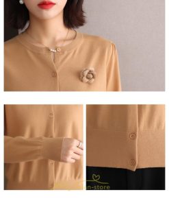 ニット・セーター | カーディガン ニット レディース ニットカーディガン シンプル 無地 秋 冬 制服 会社 柔らかい 羽織り 楽チン ナチュラル 通学 カジュアル おしゃれ 通勤