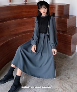 マキシ | ワンピース レディース おしゃれ ロングワンピ 40代 50代 膝丈ワンピース 秋服 大人可愛い 韓国風 着痩せ 通勤